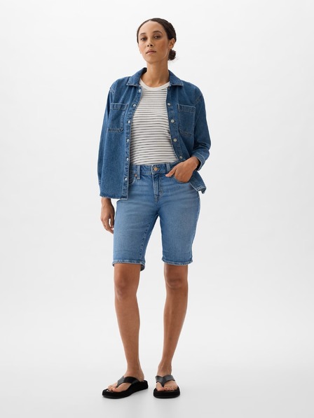 GAP Pantaloni scurți din denim mid rise GAP