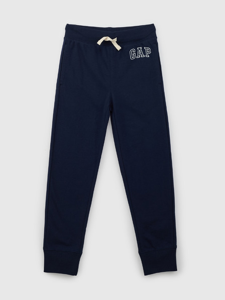 GAP Pantaloni de trening fleece logo army pentru copii GAP