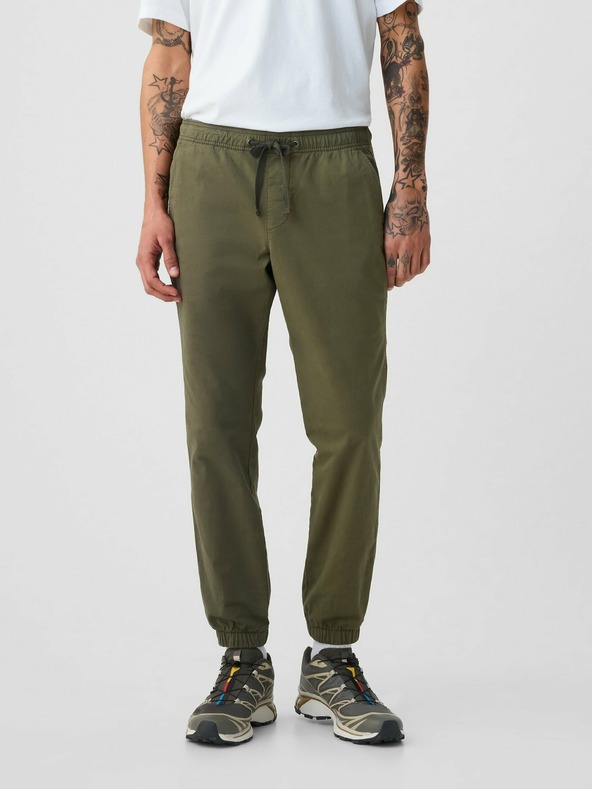 GAP Pantaloni slim canvas joggers GapFlex GAP