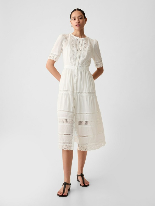 GAP Rochie midi din dantelă GAP