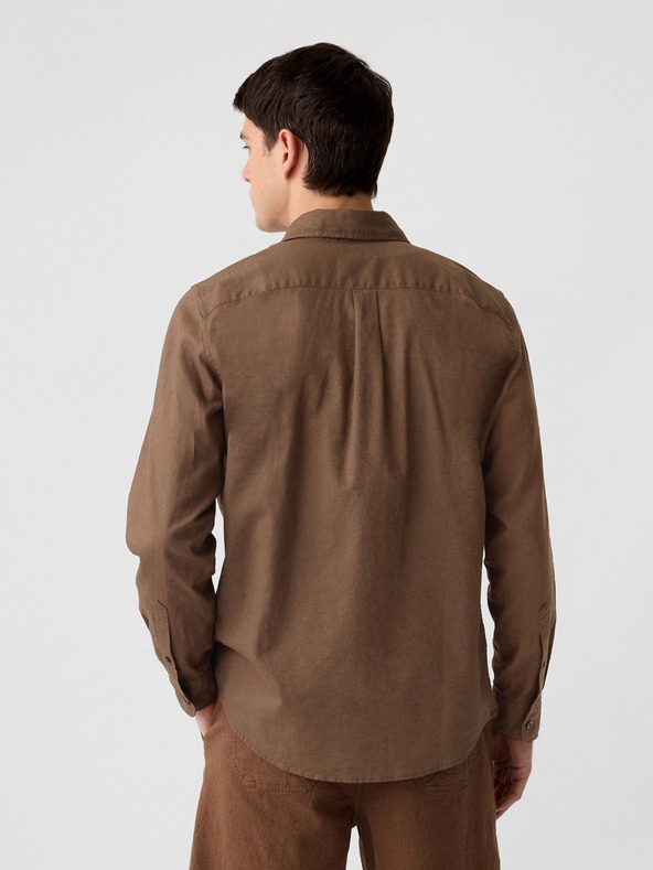 GAP Cămașă Standard Fit din amestec de in GAP