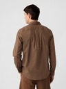 GAP Cămașă Standard Fit din amestec de in GAP