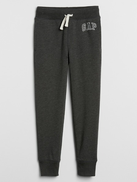 GAP Pantaloni de trening fleece logo army pentru copii GAP