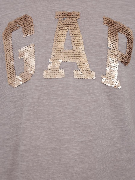 GAP Tricou cu logo din paiete pentru copii GAP