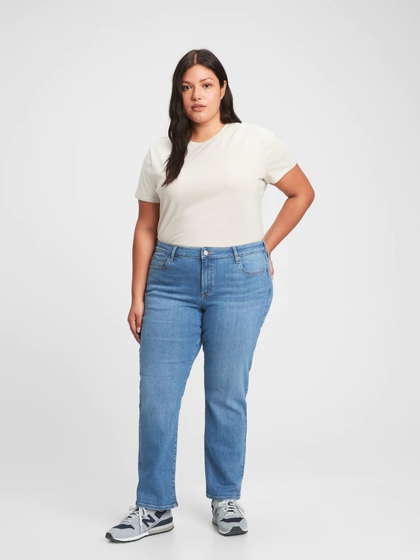 GAP Blugi straight Mid Rise Classic Washwell GAP