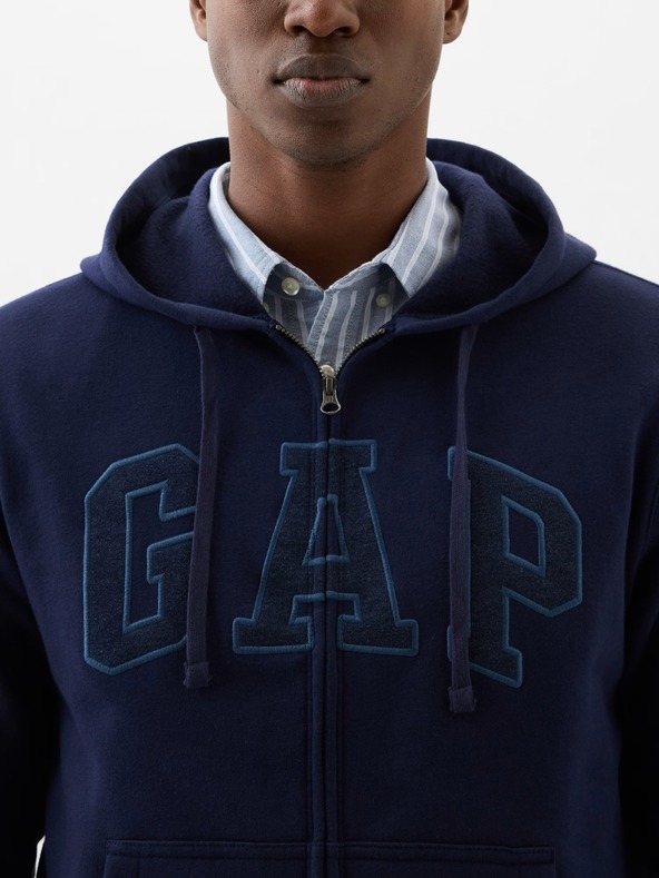 GAP Hanorac GAP logo cu fermoar