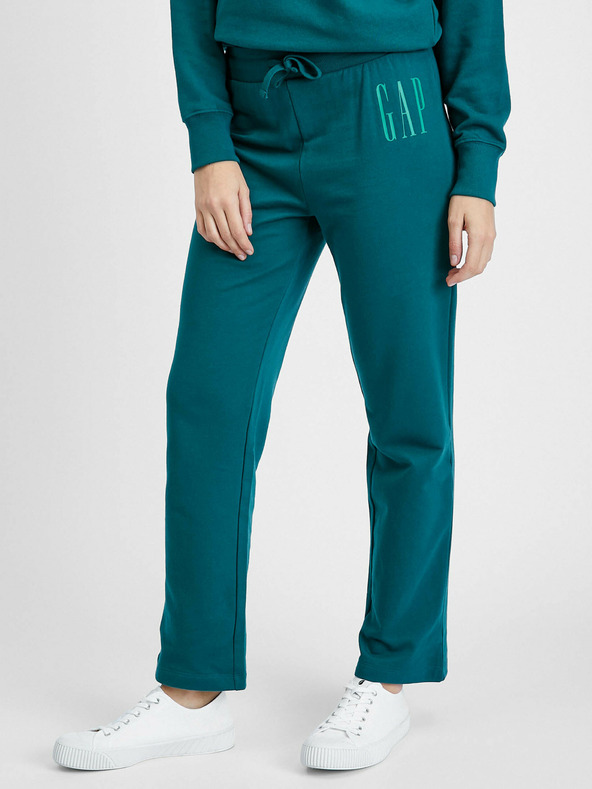 GAP Pantaloni de trening straight cu logo GAP