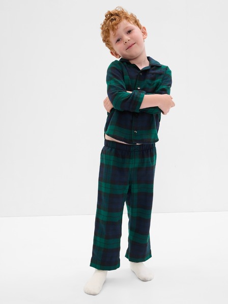 GAP Pijama în carouri pentru copii GAP