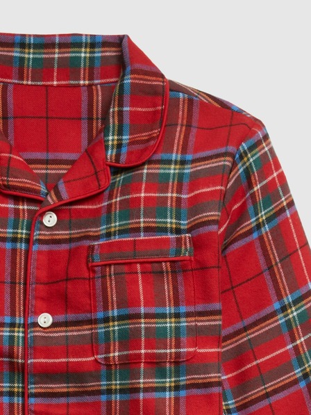 GAP Pijamale cu carouri pentru copii GAP