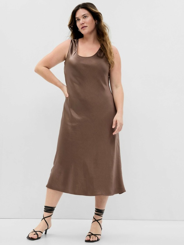 GAP Rochie midi din satin GAP