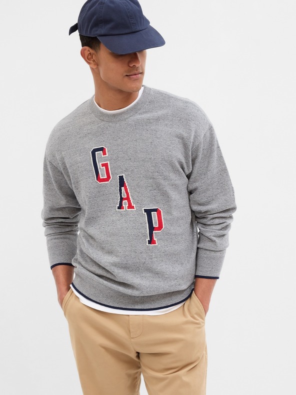 GAP Pulover cu logo GAP