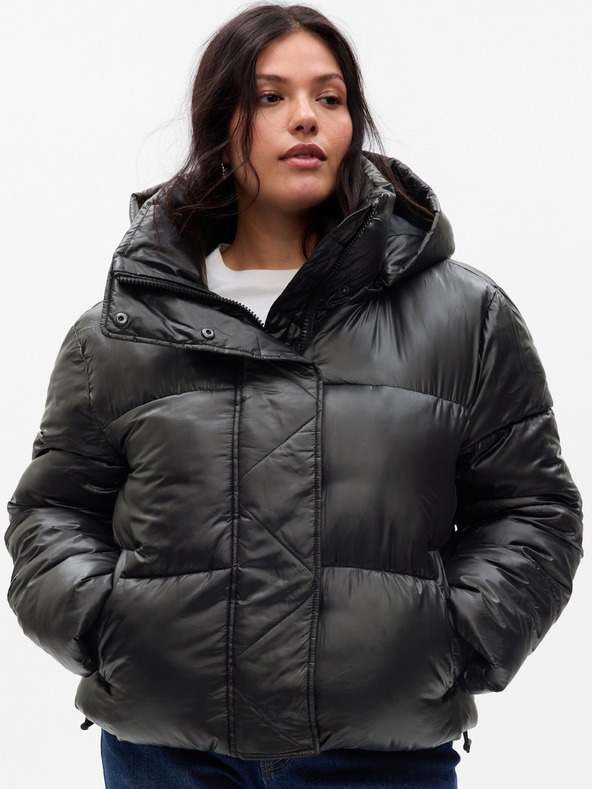 GAP Jachetă zimtă quilted crop PrimaLoft® GAP