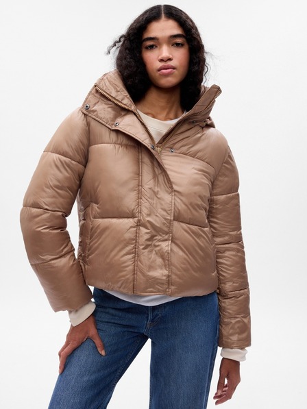 GAP Jachetă zimtă quilted crop PrimaLoft® GAP
