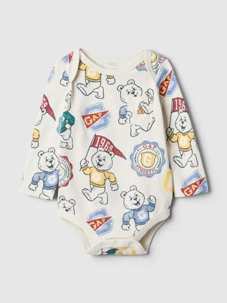 GAP Baby body din bumbac cu logo GAP