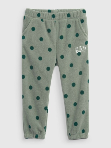 GAP Pantaloni de trening fleece model cu buline pentru copii GAP