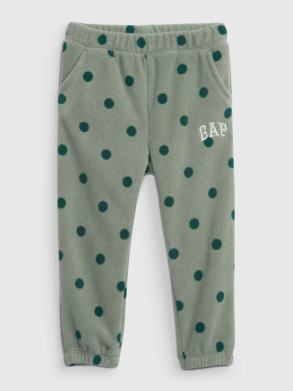 GAP Pantaloni de trening fleece model cu buline pentru copii GAP