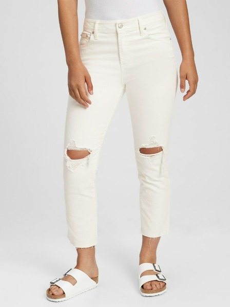 GAP Blugi slim boyfriend Mid Rise Destructed Universal GAP