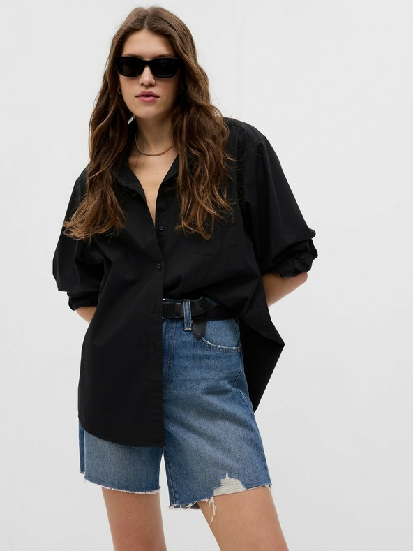 GAP Pantaloni scurți din denim mid rise GAP