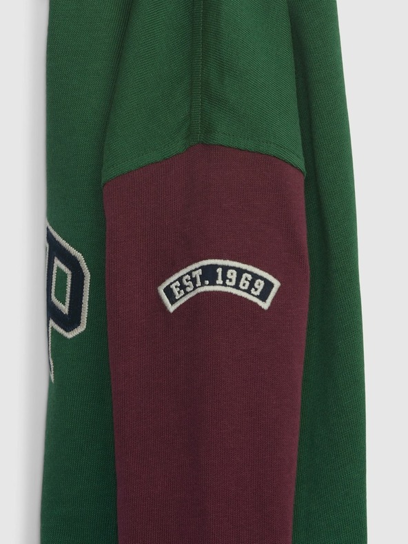 GAP Tricou polo pentru copii GAP stil rugby