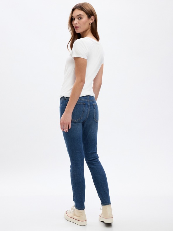 GAP Blugi Mid Rise Favorite Ankle Jeggings GAP