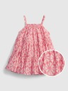 GAP Baby dress gauze tiered floral GAP