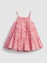 GAP Baby dress gauze tiered floral GAP