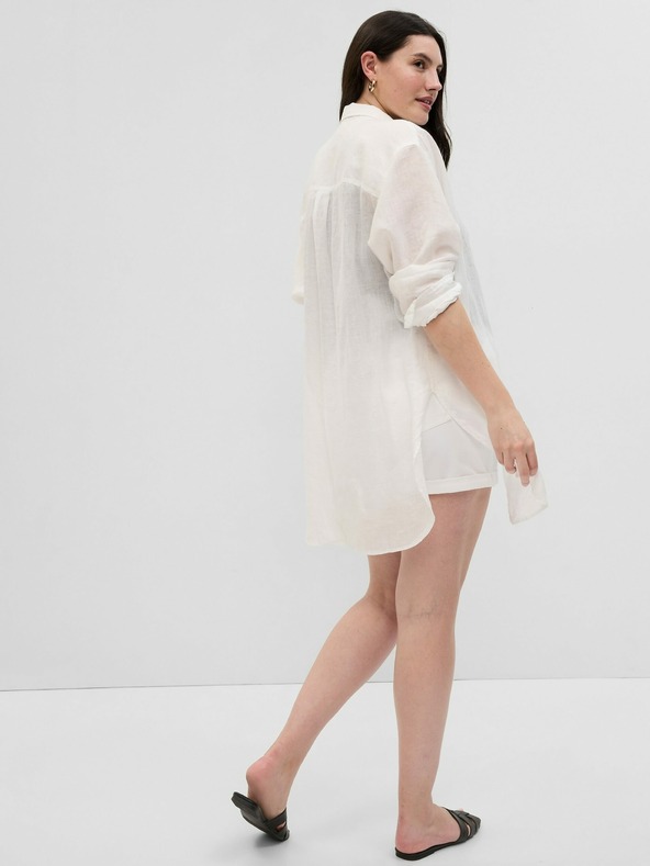 GAP Cămașă din in lungă GAP