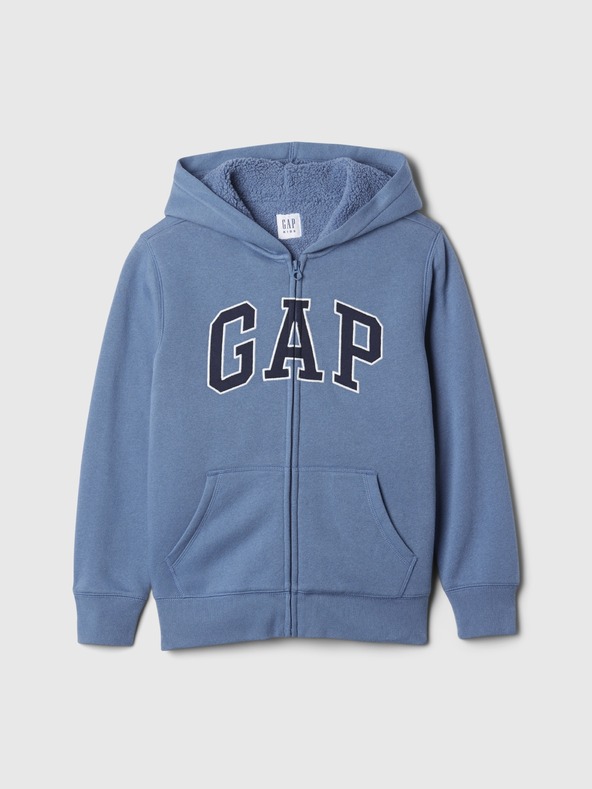 GAP Hanorac sherpa pentru copii cu logo GAP