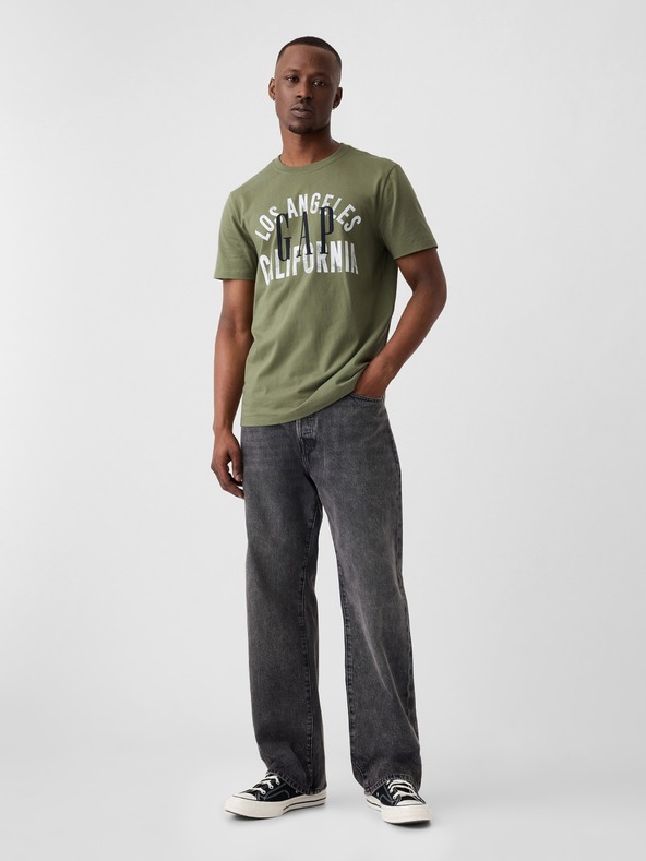 GAP Tricou GAP logo v-ss camo arch