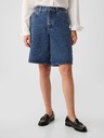 GAP Pantaloni scurți denim JORT mid rise GAP