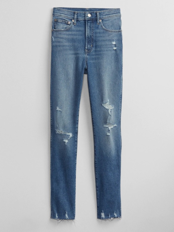 GAP Blugi slim High Rise Destructed Vintage GAP