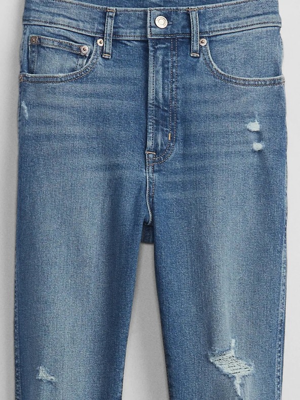 GAP Blugi slim High Rise Destructed Vintage GAP