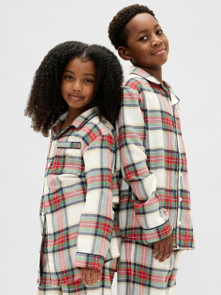 GAP Set de pijama unisex din flanel pentru copii GAP