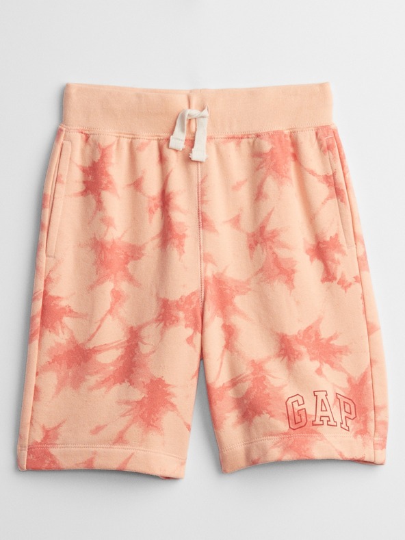 GAP Pantaloni scurți cu logo tie dye pentru copii GAP
