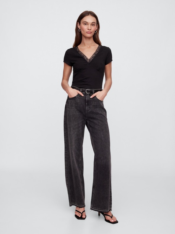 GAP Tricou cu dantelă GAP