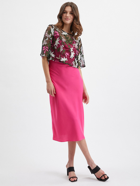 Orsay Bluză de damă neagră florală ORSAY