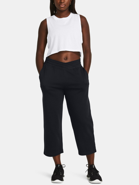 Under Armour Pantaloni de trening pentru femei Under Armour UA Rival Terry Crop Wide Leg