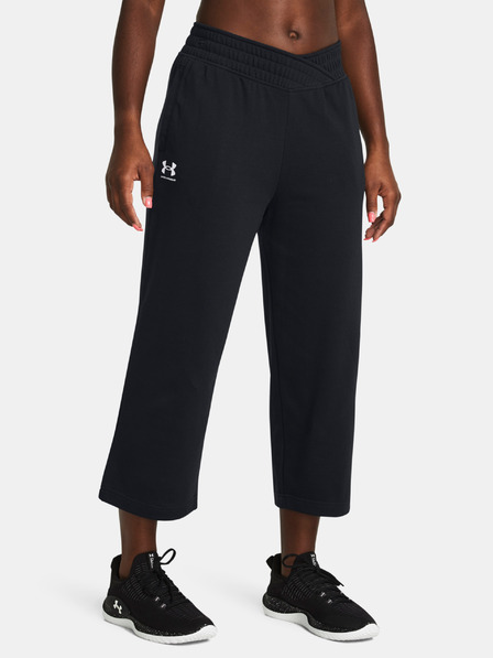 Under Armour Pantaloni de trening pentru femei Under Armour UA Rival Terry Crop Wide Leg