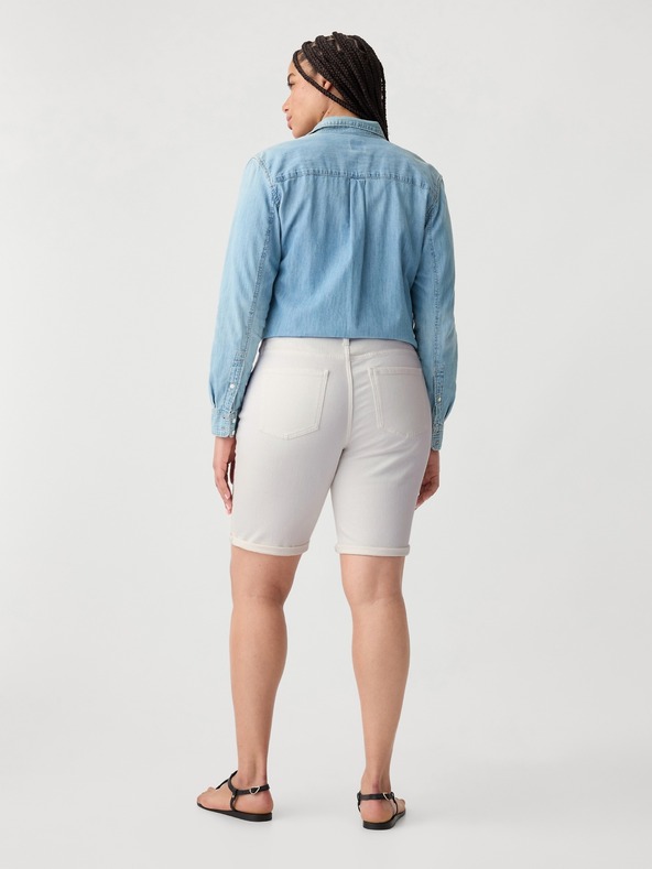 GAP Pantaloni scurți din denim mid rise GAP