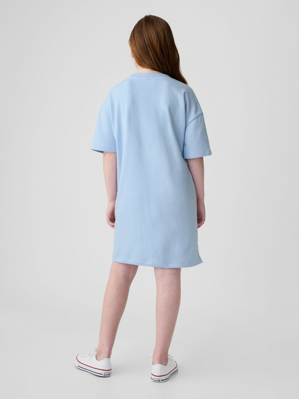 GAP Rochie oversize pentru copii cu logo GAP