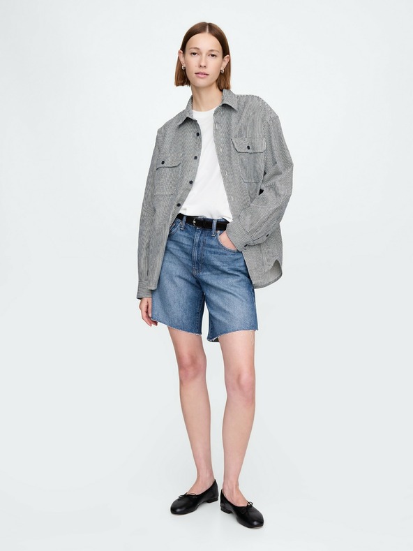 GAP Pantaloni scurți din denim Loose Bermuda GAP