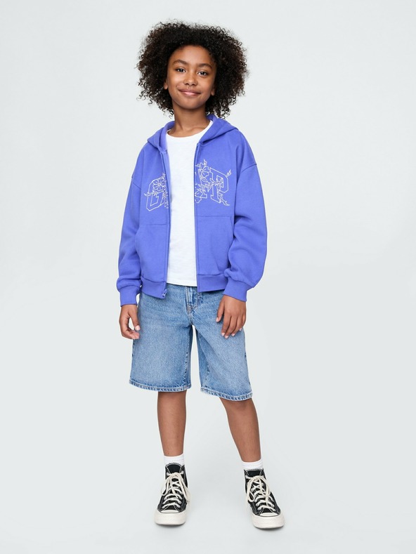 GAP Hanorac oversize pentru copii cu logo GAP