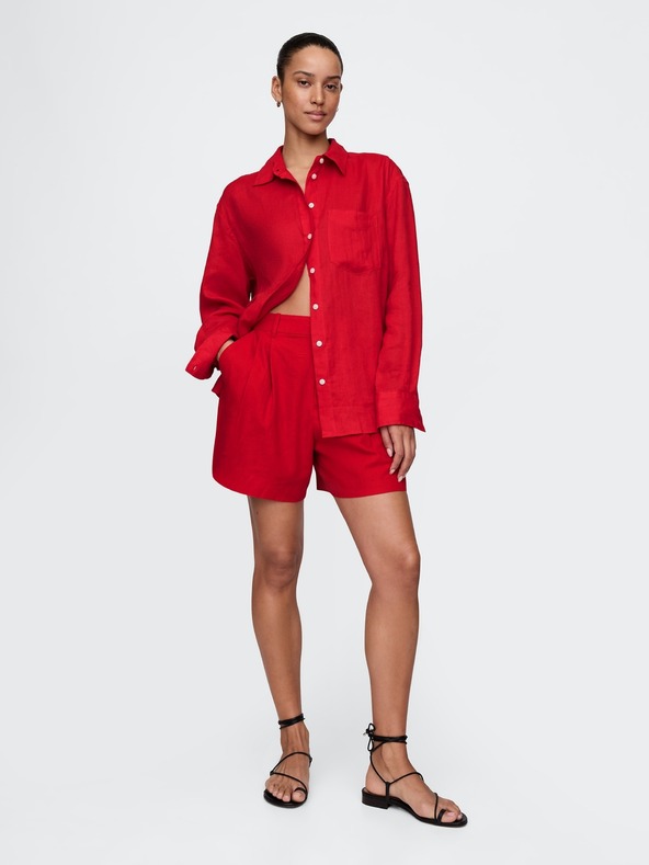 GAP Cămașă oversize din in Big Shirt GAP