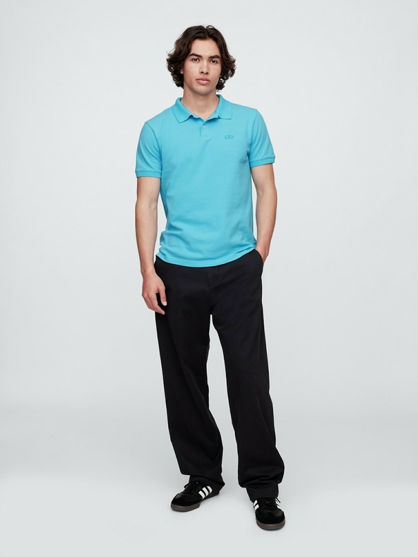 GAP Tricou polo pique cu model GAP