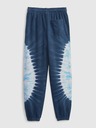 GAP Pantaloni de trening tie dye pentru copii GAP