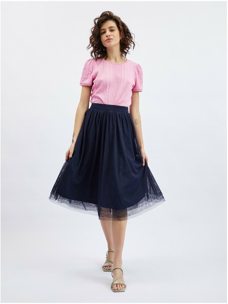 Orsay Fustă de damă albastru închis ORSAY