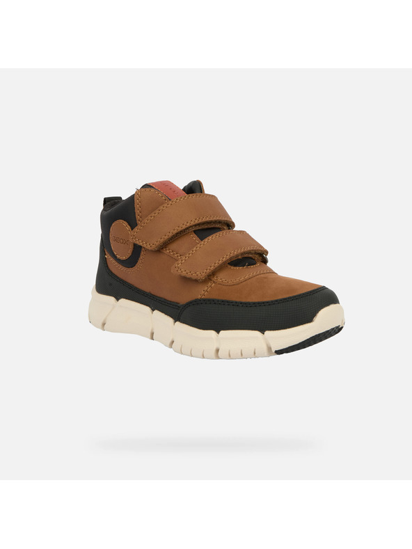 Geox Încălțăminte maro cu gleznă pentru băieți Geox Flexyper Boy