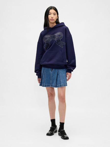 GAP Fustă mini plisată din denim Gap × Sandy Liang GAP