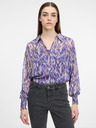 Orsay Bluză de damă mov cu guler ORSAY