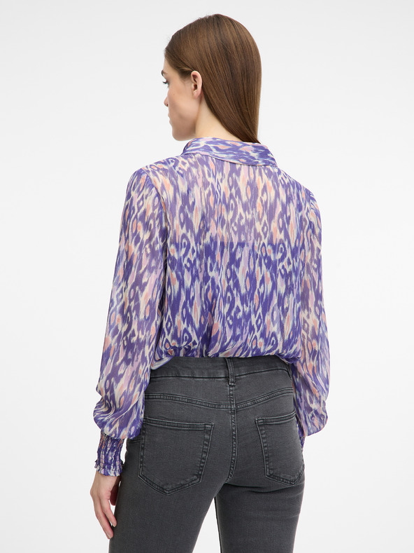 Orsay Bluză de damă mov cu guler ORSAY